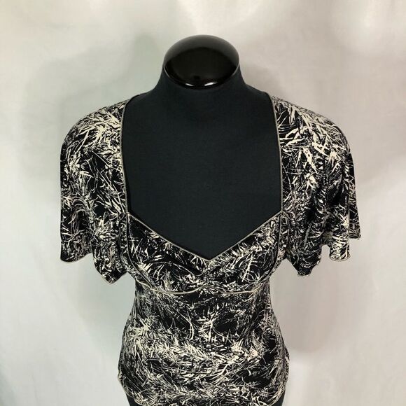 Max Studio Graphic Blouse - Women’s XS - Picture 5 of 6